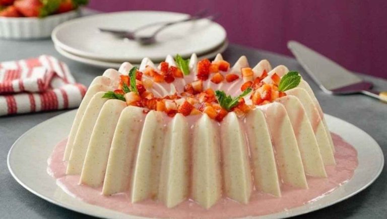 gelatina de yogurt